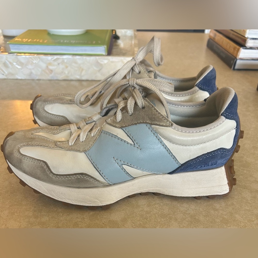 New Balance x Staud 327 Sea Salt Atlantic MS327SZ Sneakers Shoes Size 6.5 M 8 W